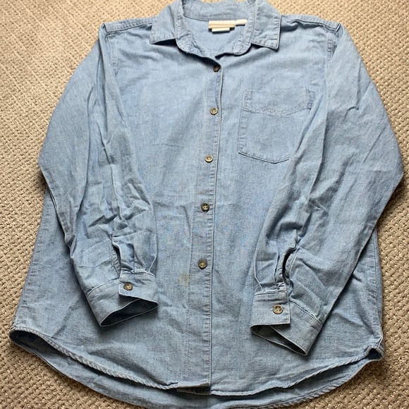 Vintage! Coldwater Creek denim button down - Picture 2 of 6